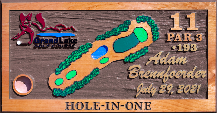 Cherry Hole-In-One Plaque