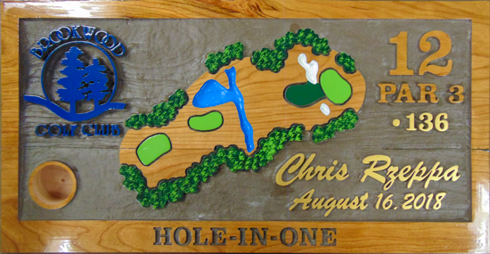 Cherry Hole-In-One Plaque