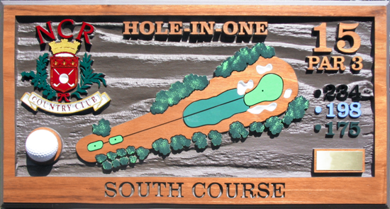 Cherry Hole-In-One Plaque