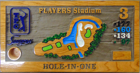 Cherry Hole-In-One Plaque