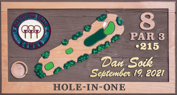 Alder Hole-In-One Plaque